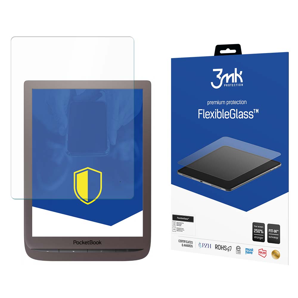 PocketBook 740 InkPad 3 / PocketBook 741 InkPad – 3mk FlexibleGlass (kuni 8.3") tahvelarvuti ekraanikaitse