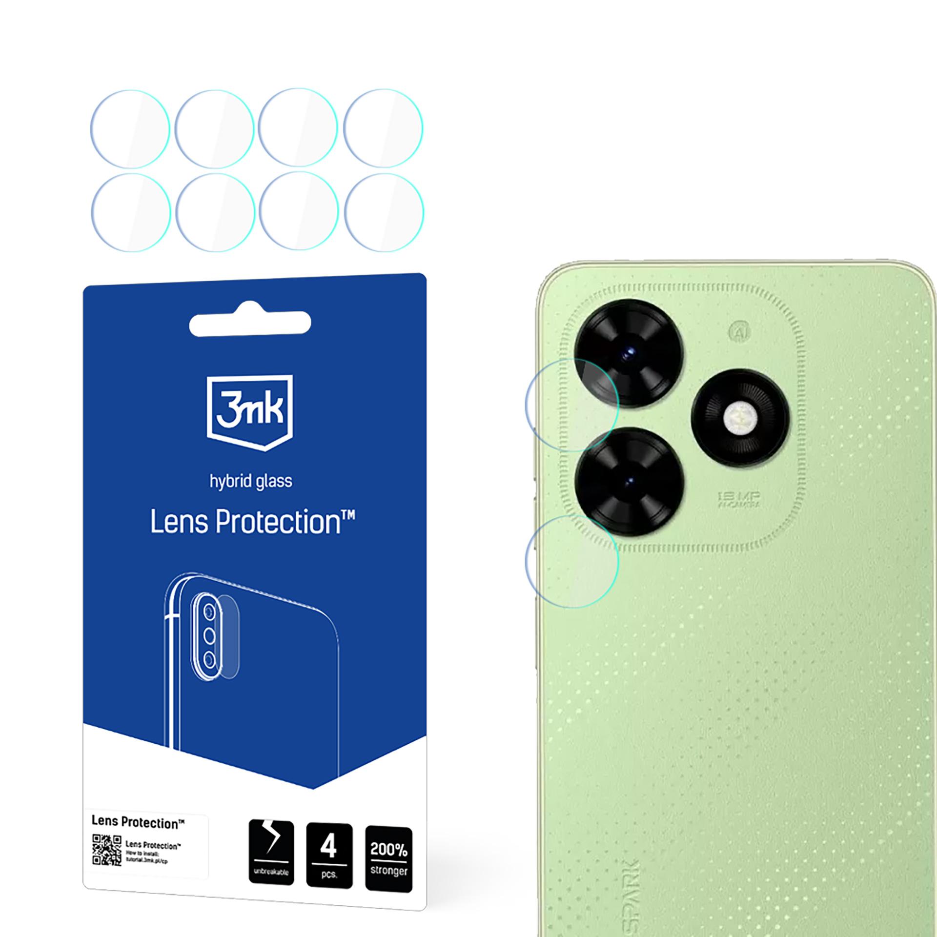 Tecno Spark Go 2024 – 3mk Lens Protection kaamera objektiivi kaitse