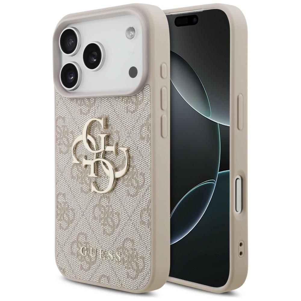 GUESS GUE005597 (4G PU Big Logo) kaitseümbris seadmele iPhone 18 Pro / 17 Pro, värv: roosa