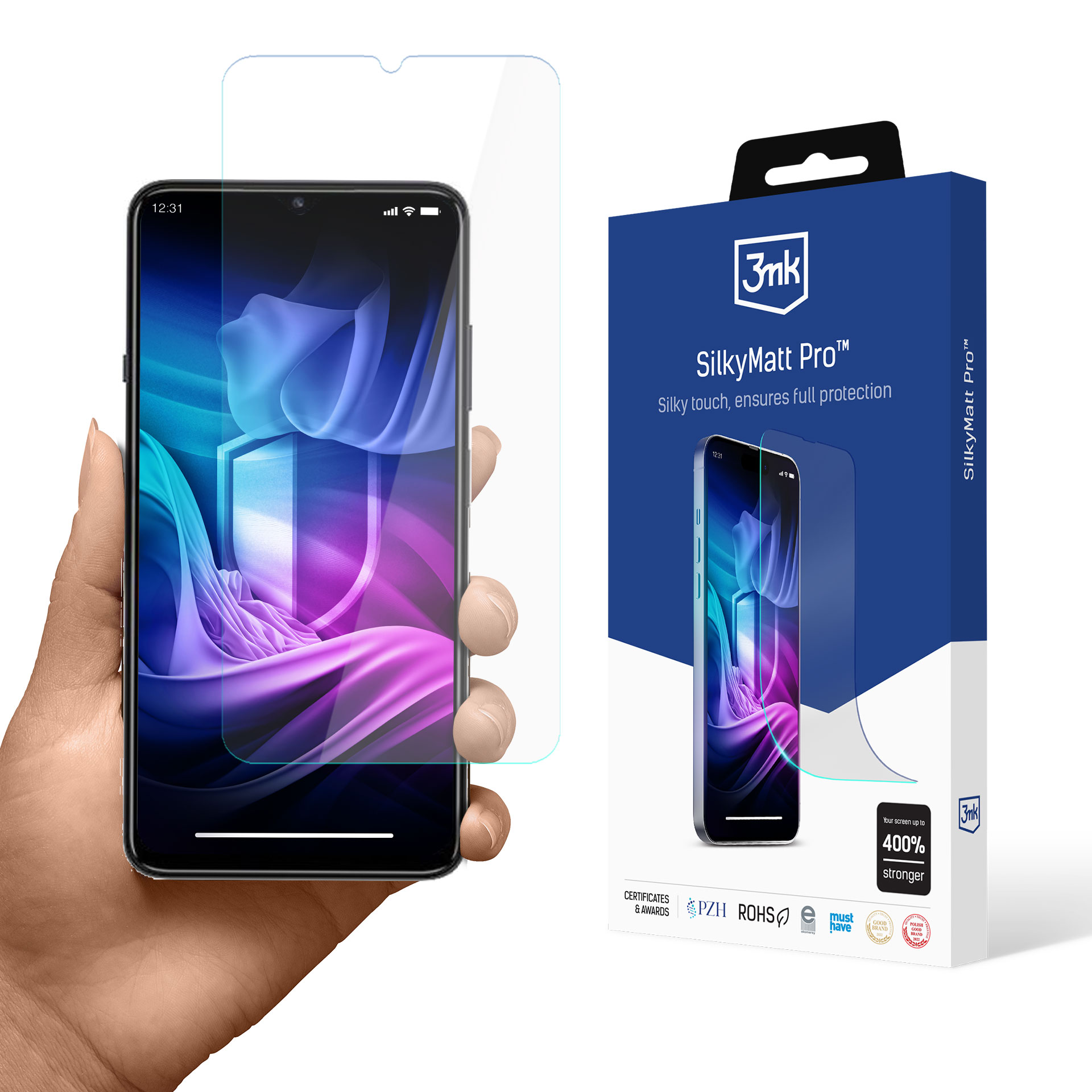 ZTE Voyage 3D – 3mk Silky Matt Pro telefoni ekraanikaitse