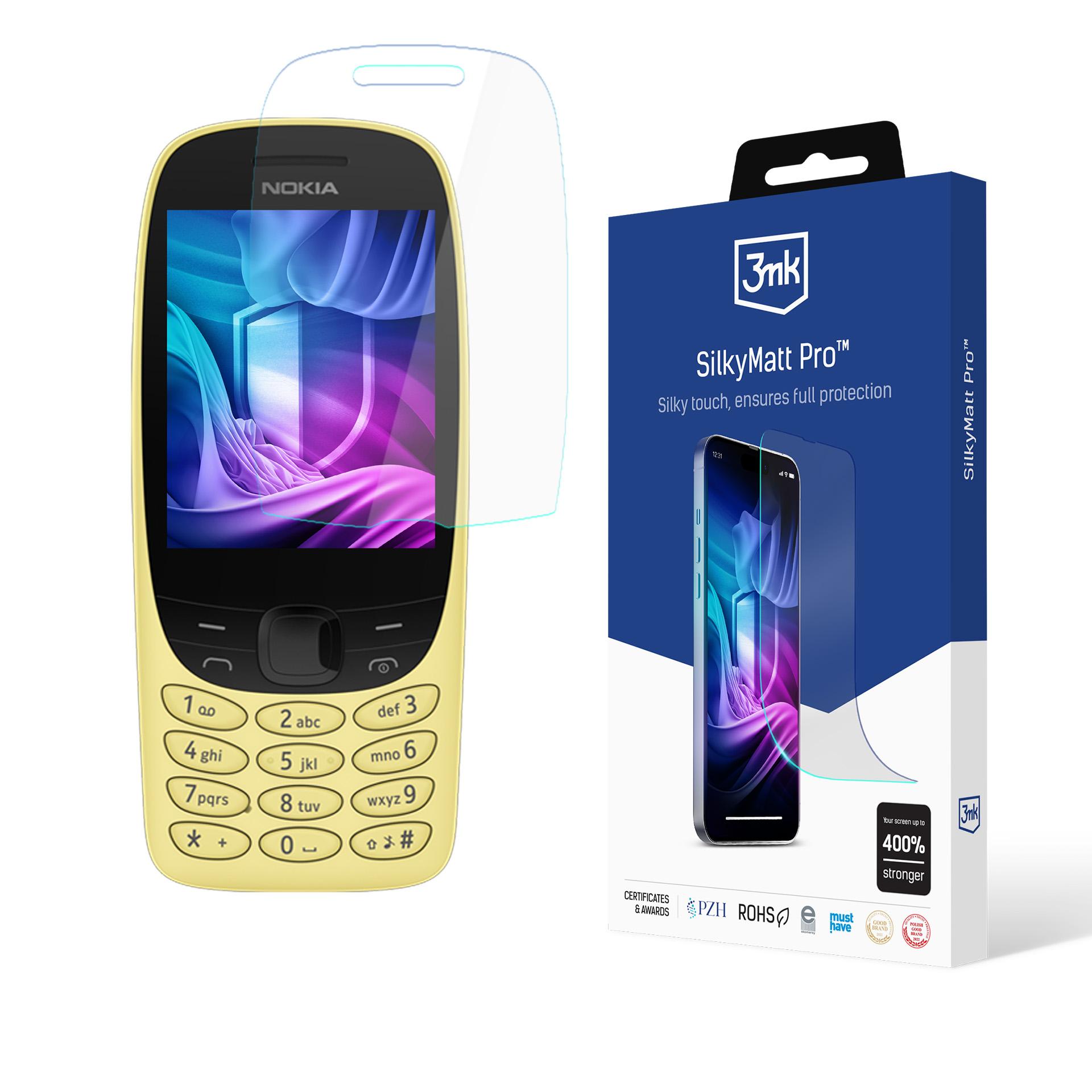 Nokia 6310 (2024) – 3mk Silky Matt Pro telefoni ekraanikaitse