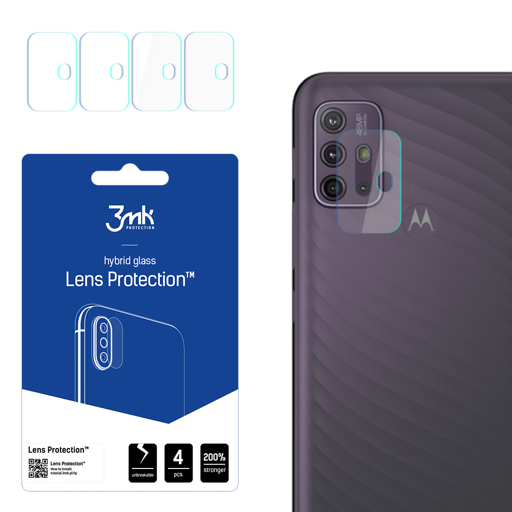 hübriidklaas 3MK FLEXIBLE GLASS LENS MOTOROLA MOTO G10 kaamerale 4 tk..