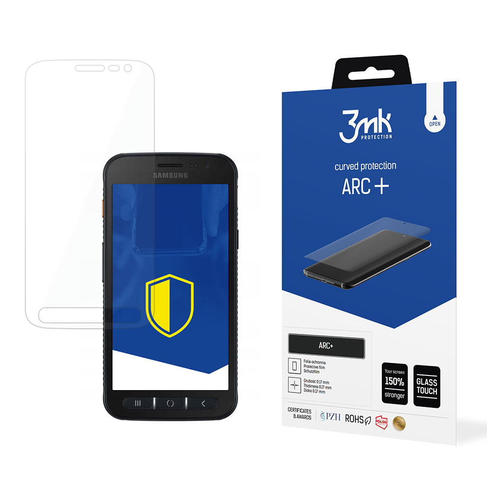 Samsung Galaxy Xcover 4s – 3mk ARC+ telefoni ekraanikaitse