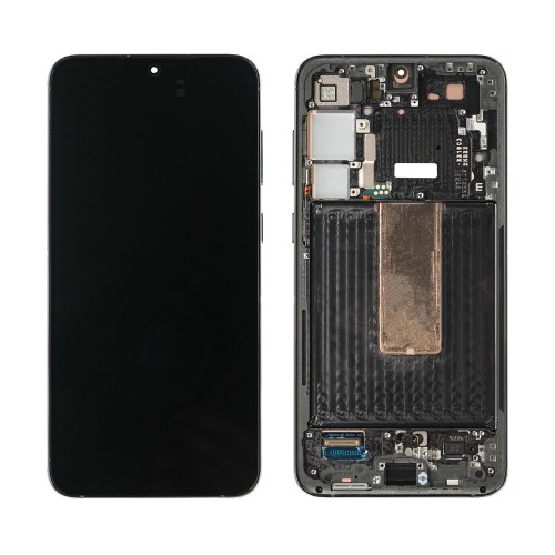 LCD-дисплей для Samsung S916 S23 Plus с рамкой / Phantom чёрный (Graphite) / HQ