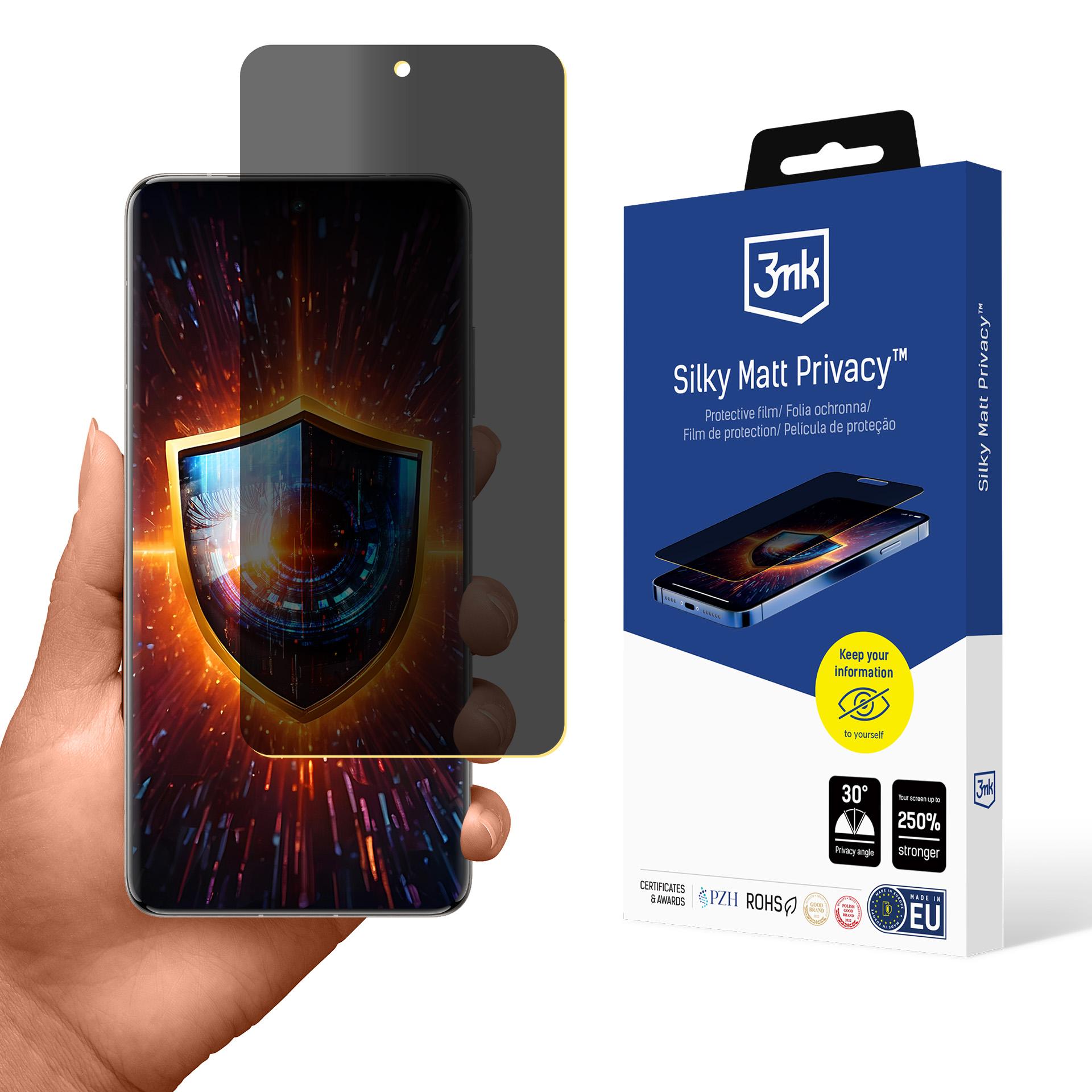 Vivo X200 Pro – 3mk Silky Matt Privacy privaatsusfilter