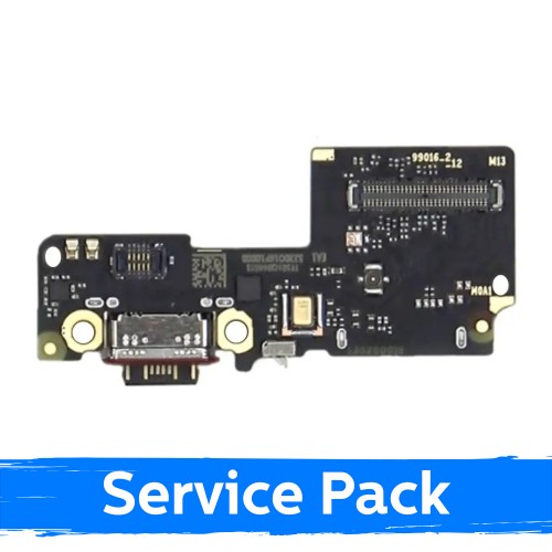 Charging Port Compatible With Xiaomi Poco X7 5G (+SIM reader) with Flex / Plata (Service Pack)