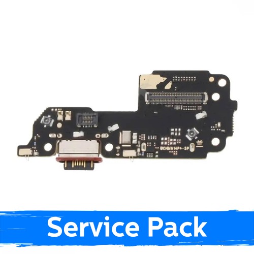 Laadimispesa seadmele Xiaomi Redmi Note 14 Pro+ 5G (+ SIM-kaardi lugeja) lintkaabliga / plaat (Service Pack)