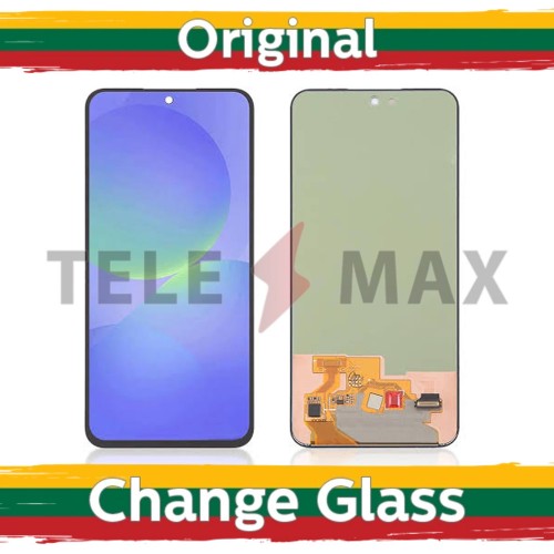 LCD Display Compatible With Samsung A566 A56 5G / A366 A36 5G / A376 A37 5G Black (Refubished: Telemax) (NoFrame version)