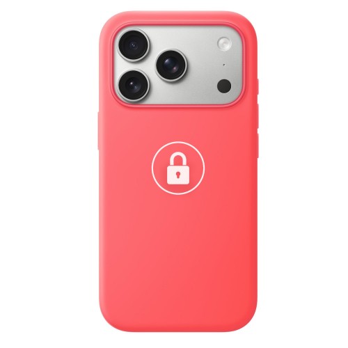 “Silicone Case v2” ümbris iPhone 18 Pro, erk guajaaviroosa, pakendis