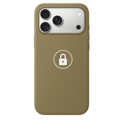 “Silicone Case v2” ümbris iPhone 18 Pro, militaarroheline, pakendis