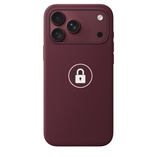 “Silicone Case v2” ümbris iPhone 18 Pro Max, kirsipunane, pakendis
