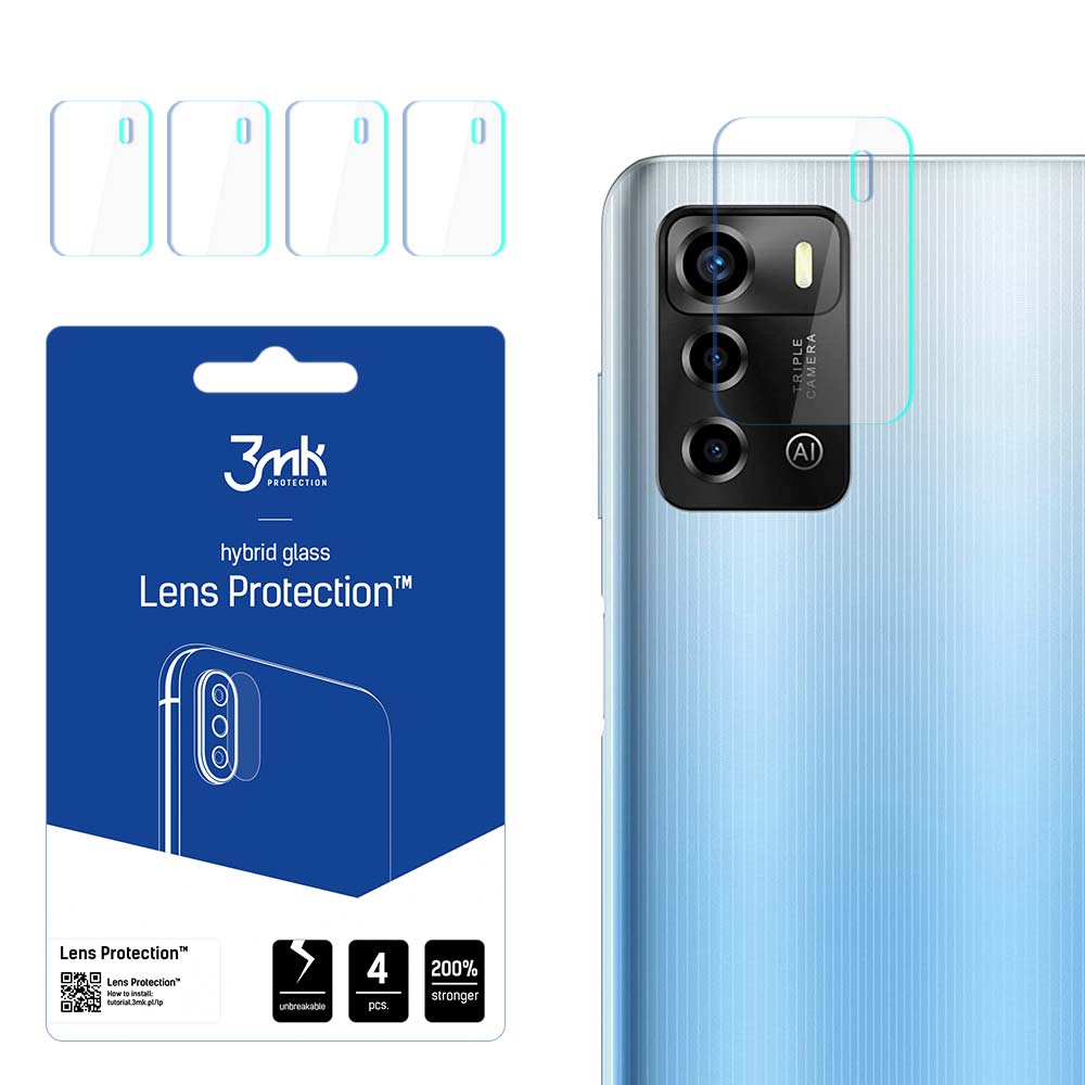 ZTE Blade A72 4G – 3mk Lens Protection kaamera objektiivi kaitse