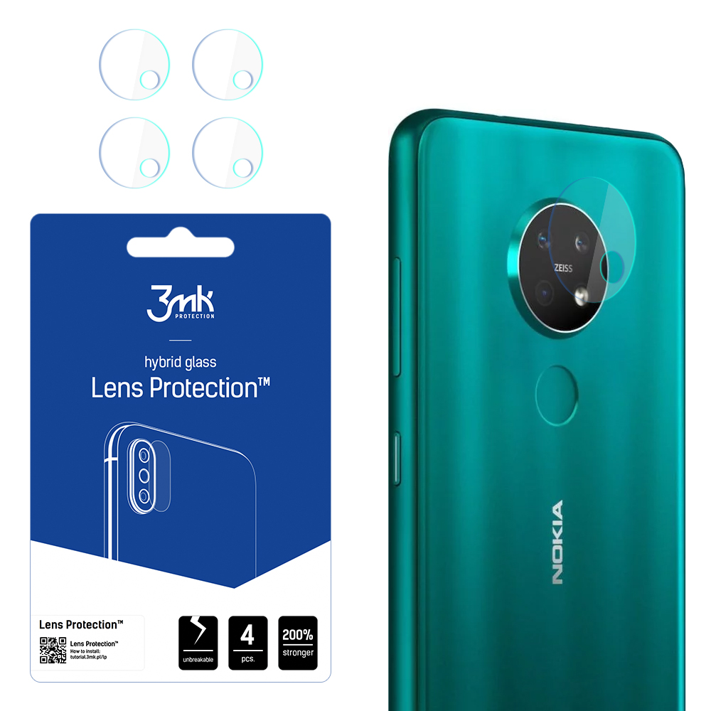 Nokia 7.2 – 3mk Lens Protection kaamera objektiivi kaitse