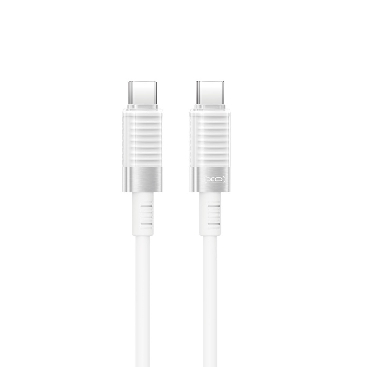 XO kaabel NB-Q282B PD USB-C - USB-C 1,0m 60W, valge