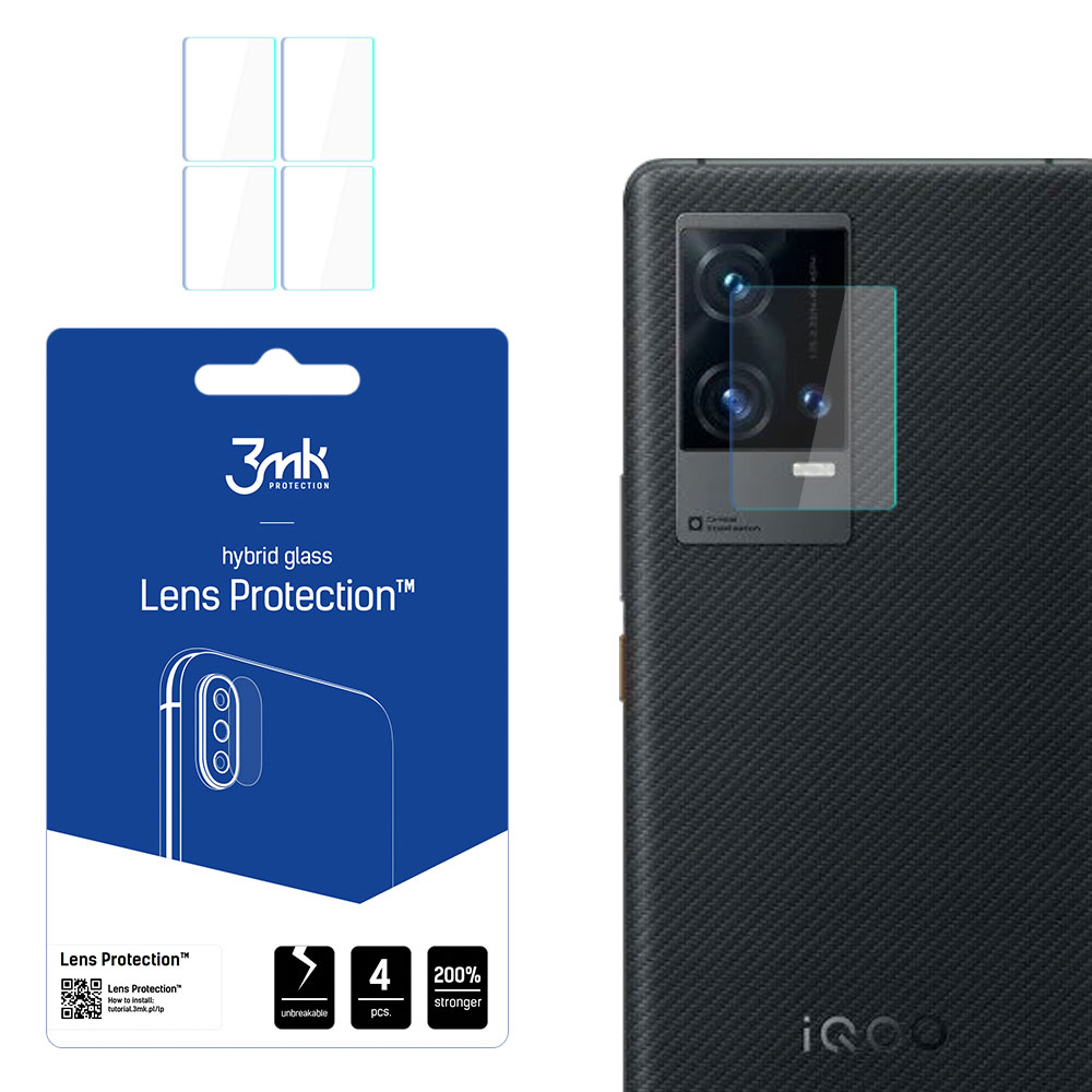 Vivo iQOO 8 Pro 5G – 3mk Lens Protection kaamera objektiivi kaitse