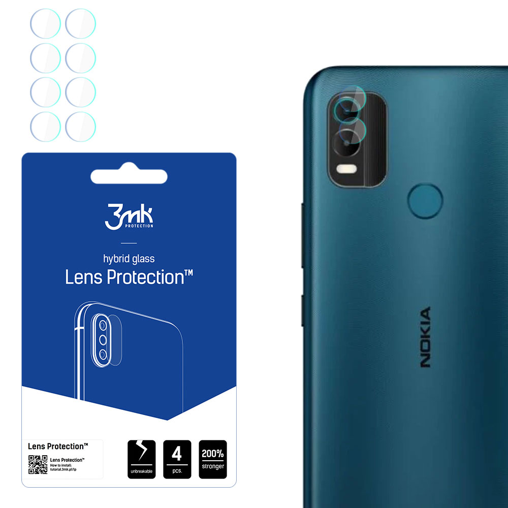 Nokia C21 Plus – 3mk Lens Protection kaamera objektiivi kaitse