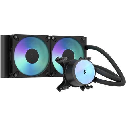 Fractal Design vedelikjahutus Radius 240 RGB, must, Intel, AMD
