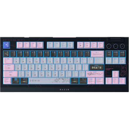 Razer BlackWidow V4 Tenkeyless HyperSpeed Mängu klaviatuur Juhtmevaba US Orange Switch Wuthering Waves Edition