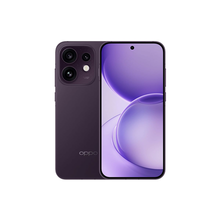 OPPO Reno16 5G (CPH2865) Lilla-must 6.32 " AMOLED 2640 x 1216 pikslit Qualcomm Snapdragon 7 Gen 4 Sisemine RAM 8 GB 256 GB Kaks SIM-kaarti 5G Peakaamera resolutsioon 50+50+50 MP Teise kaamera resolutsioon 50 MP Android 16