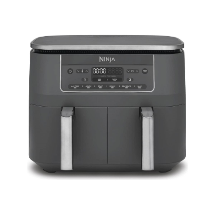NINJA topelt õhufritüür DZ300EU Võimsus 2400 W Maht 7.6 L Hall