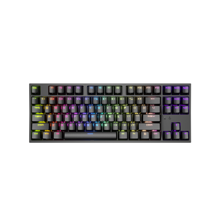 Genesis THOR 404 TKL mehaaniline mängurklaviatuur, juhtmega, US, Gateron Yellow Pro, must, RGB