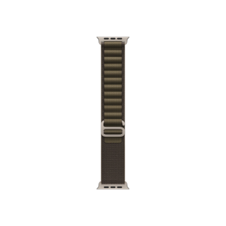 Apple (APPLE 49mm Tumeoliivne Alpine Loop - Keskmine - Naturaalne titaan)