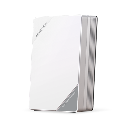 Mercusys MB521-5G AX3000 5G Wi-Fi 6 ruuter, 802.11ax, 2402 Mbit/s, 2 × RJ-45, Mesh, ilma MU-MIMO-ta, siseantennid