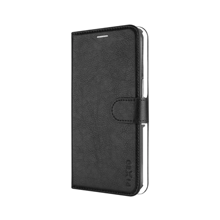 Fixed Opus raamatukaaneümbris Xiaomi Redmi 15 4G/5G, tehisnahk, must