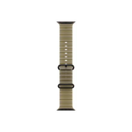 Apple (APPLE 49mm Läbipaistev vetikavärvi Ocean Band - Must titaan)