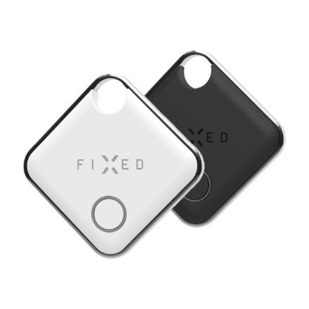 Fixed (FIXED Tag „Find My“ toega, Duo Pack - must + valge)