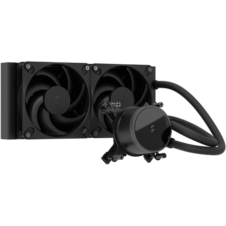 Fractal Design vedelikjahutus Radius 240, must, Intel, AMD