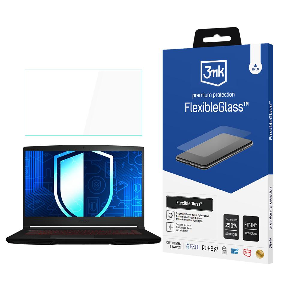 MSI Thin GF63 – 3mk FlexibleGlass (kuni 17") arvuti ekraanikaitse