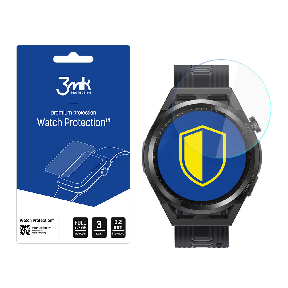 Huawei Watch GT Runner – 3mk Watch Protection FlexibleGlass nutikella ekraanikaitse