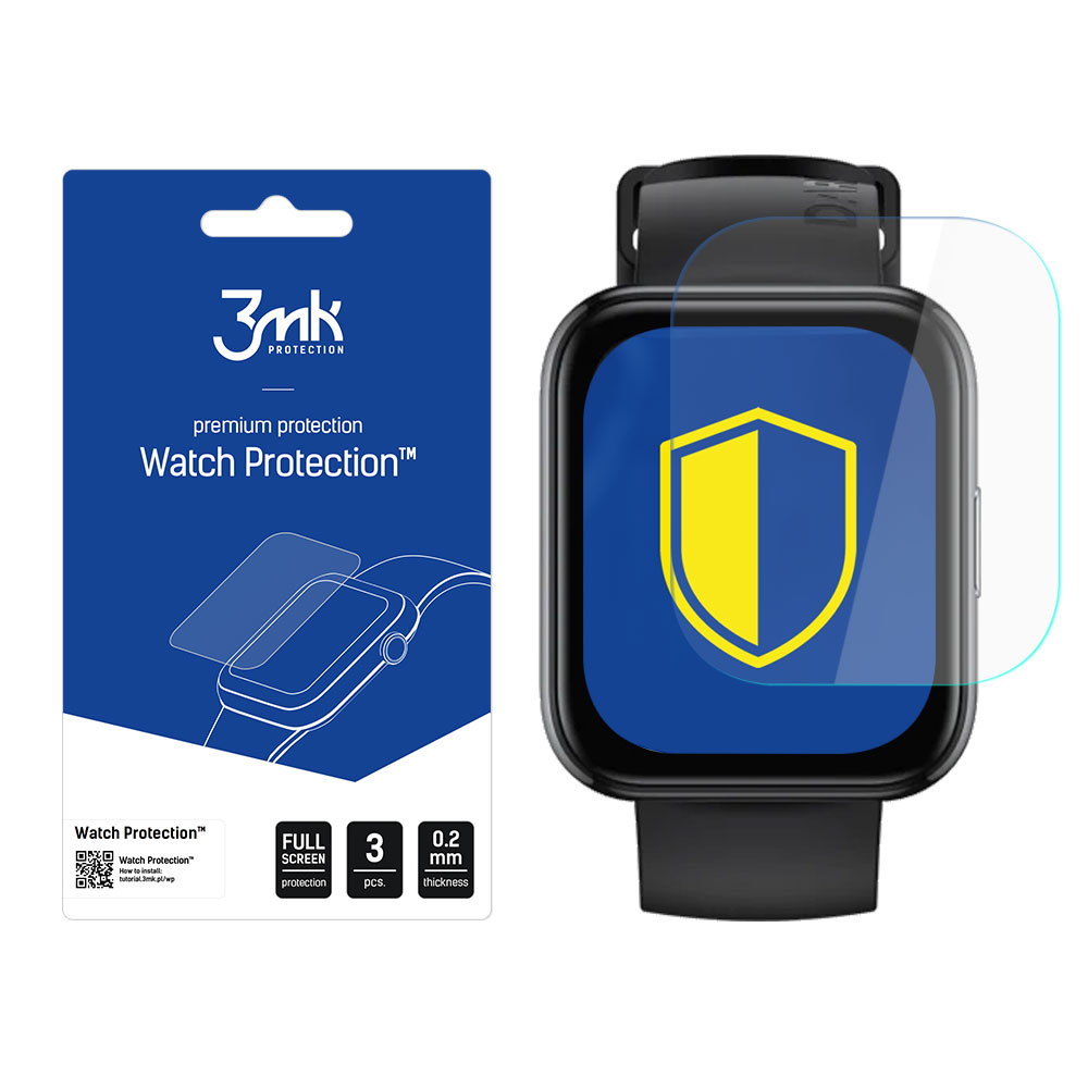 Realme Watch 2 Pro – 3mk Watch Protection ARC nutikella ekraanikaitse
