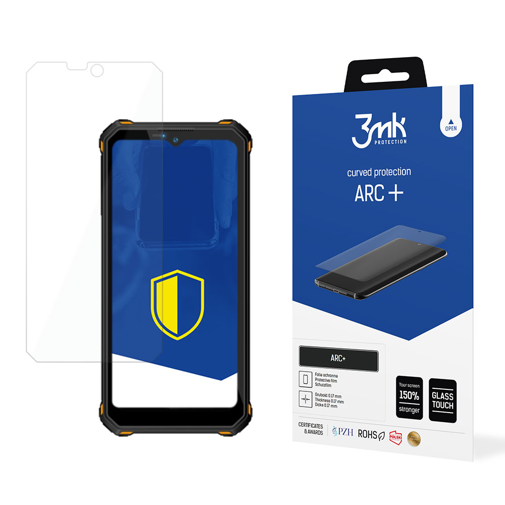 Oukitel WP15 – 3mk ARC+ telefoni ekraanikaitse