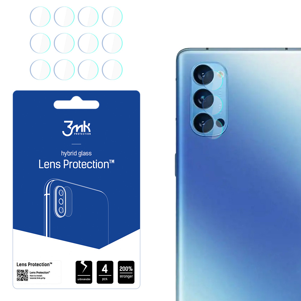 Oppo Reno 4 – 3mk Lens Protection kaamera objektiivi kaitse