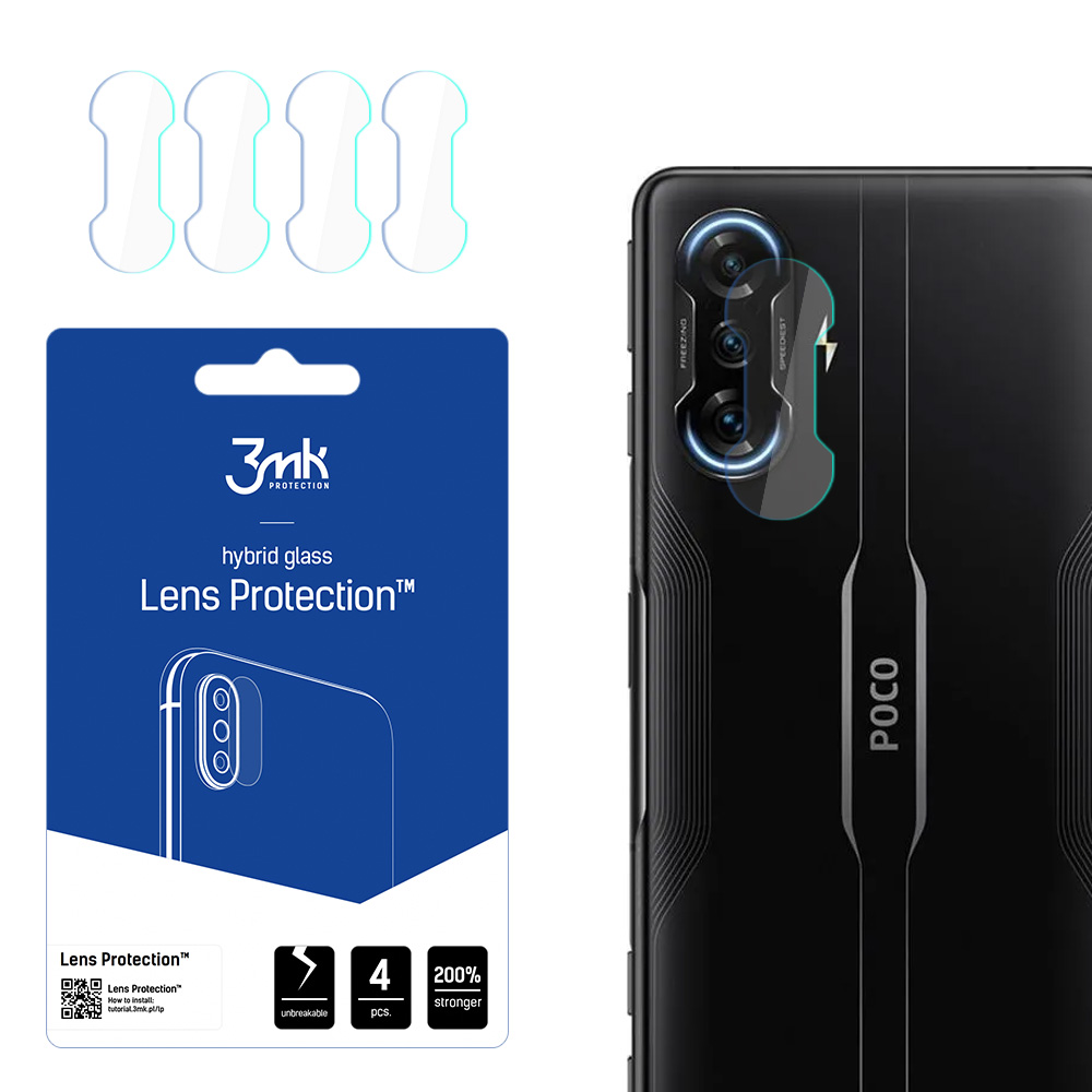 Xiaomi POCO F3 GT 5G – 3mk Lens Protection kaamera objektiivi kaitse