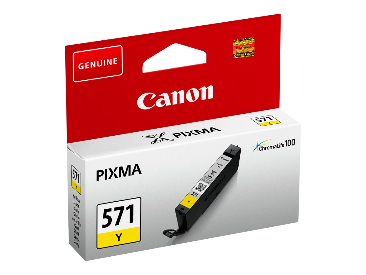 Canon CLI-571 Y tindikassett, kollane