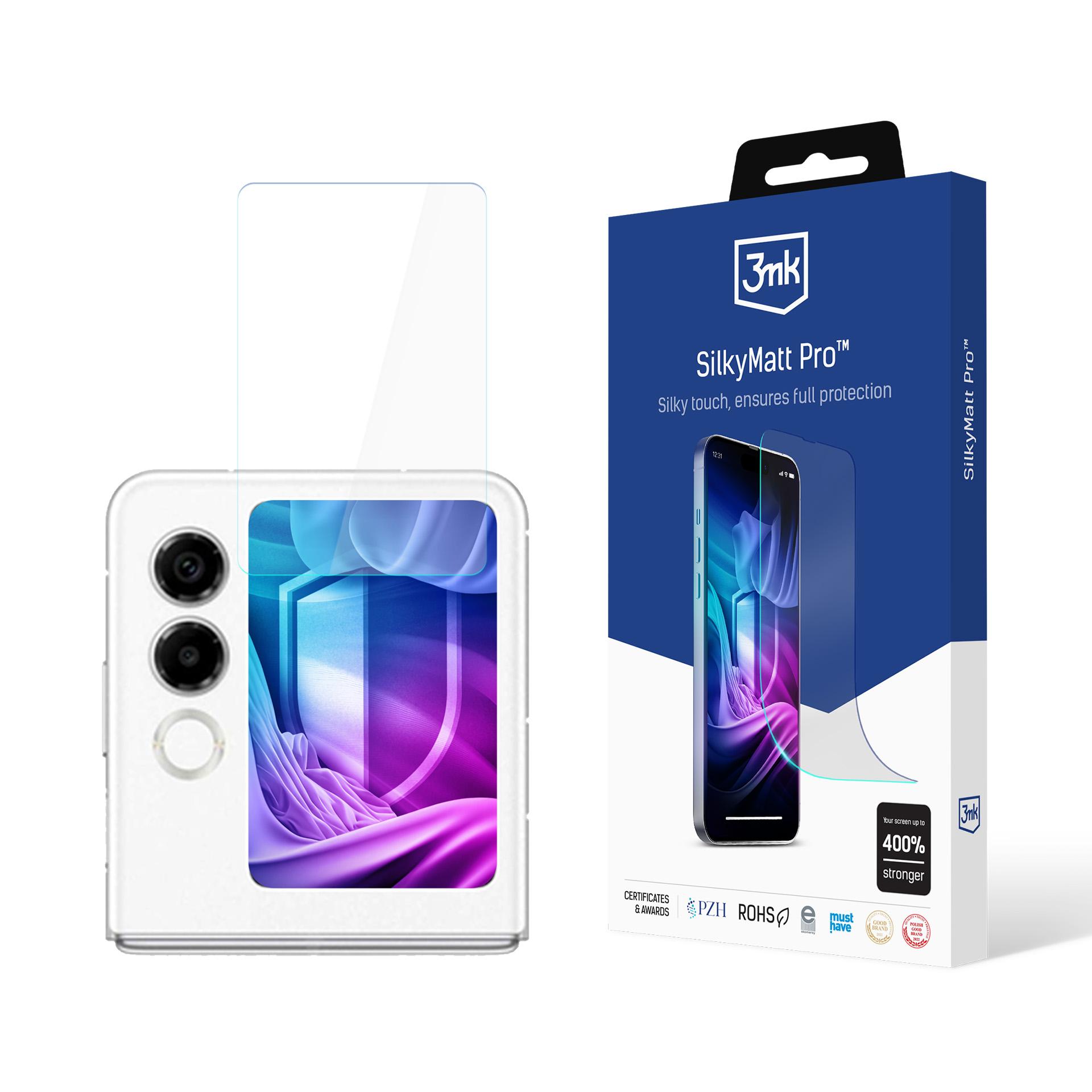Nubia Flip 2 (front) – 3mk Silky Matt Pro telefoni ekraanikaitse