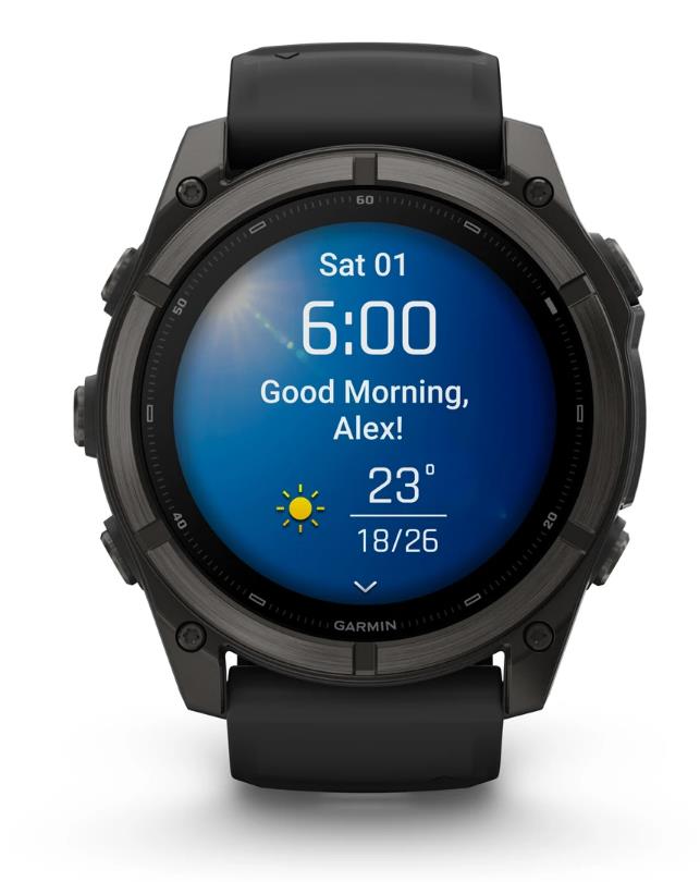 Garmin Fenix 9 nutikell, süsinikhall, 010-04763-11
