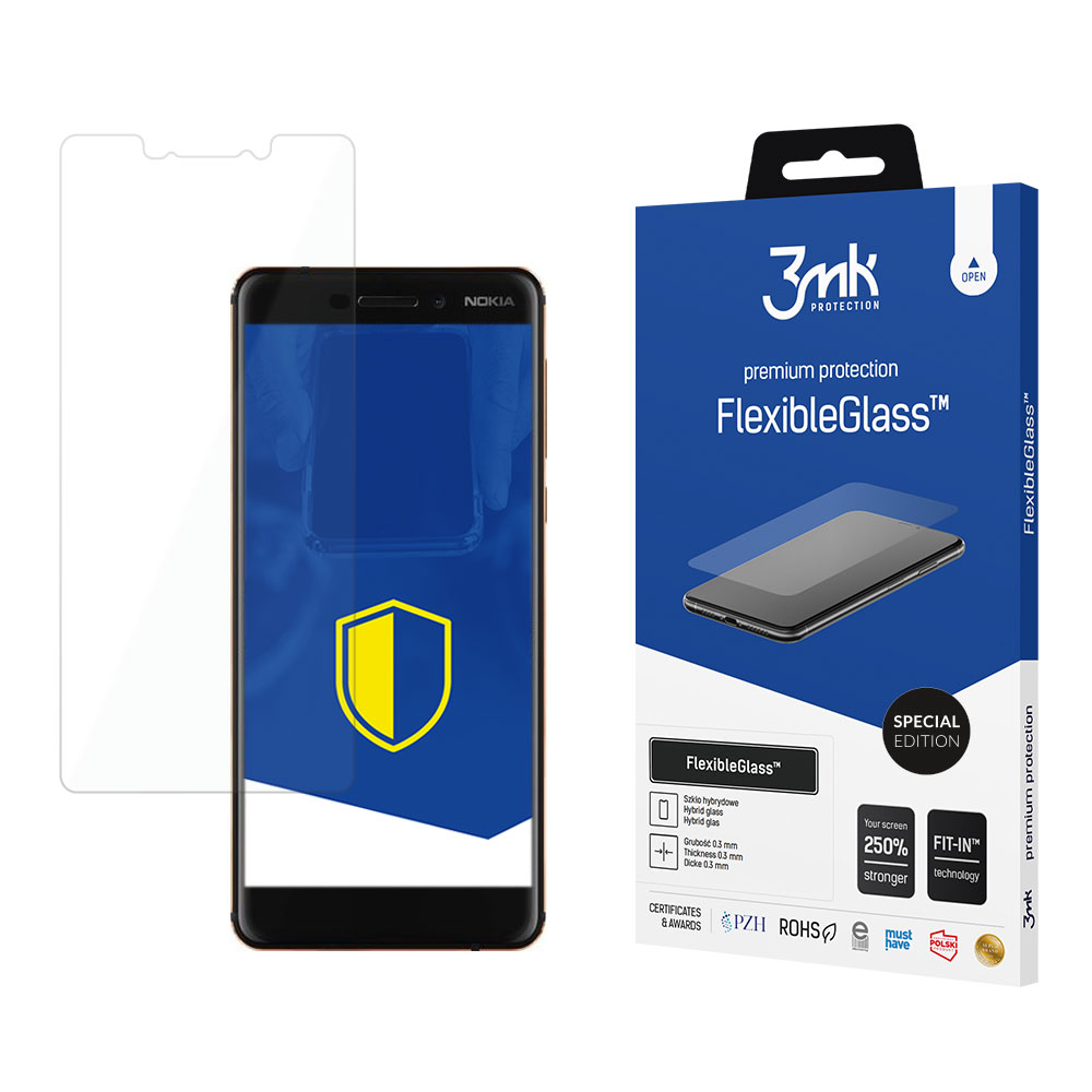Nokia 6.1 2018 – 3mk FlexibleGlass Special Edition telefoni ekraanikaitse