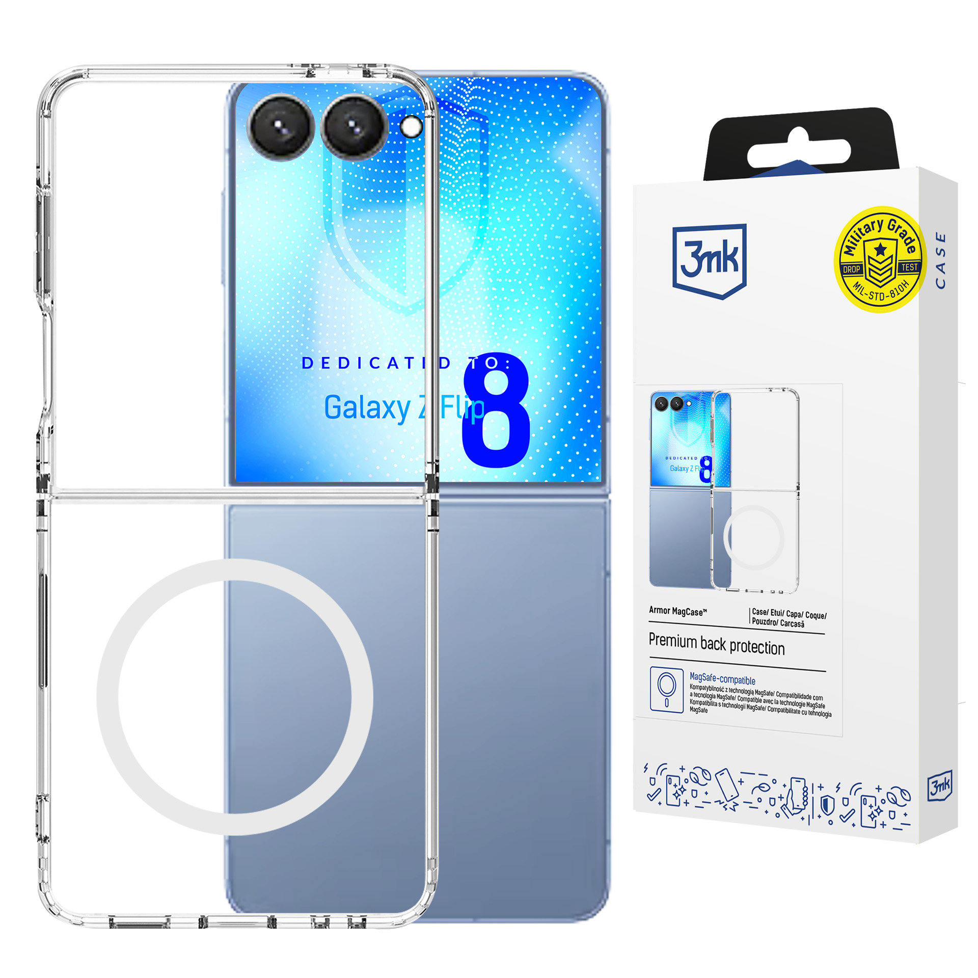Samsung Galaxy Z Flip 8 – 3mk Armor Magcase telefoniümbris