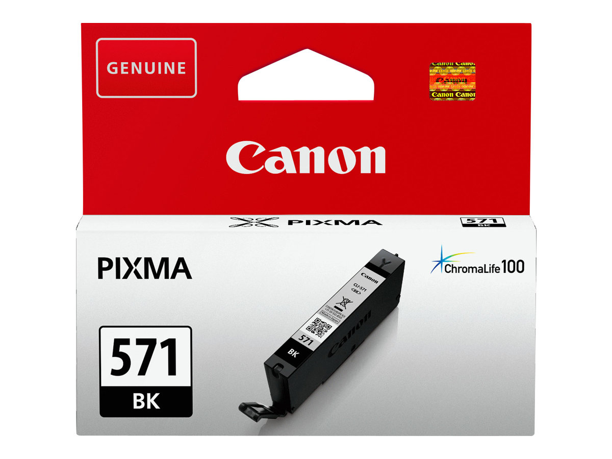 Canon CLI-571 BK tindikassett, must