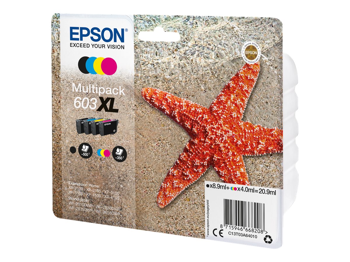 Epson 603XL C13T03A64010 4 värvi tindikassettide komplekt