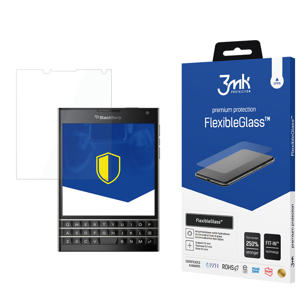 BlackBerry Passport – 3mk FlexibleGlass telefoni ekraanikaitse