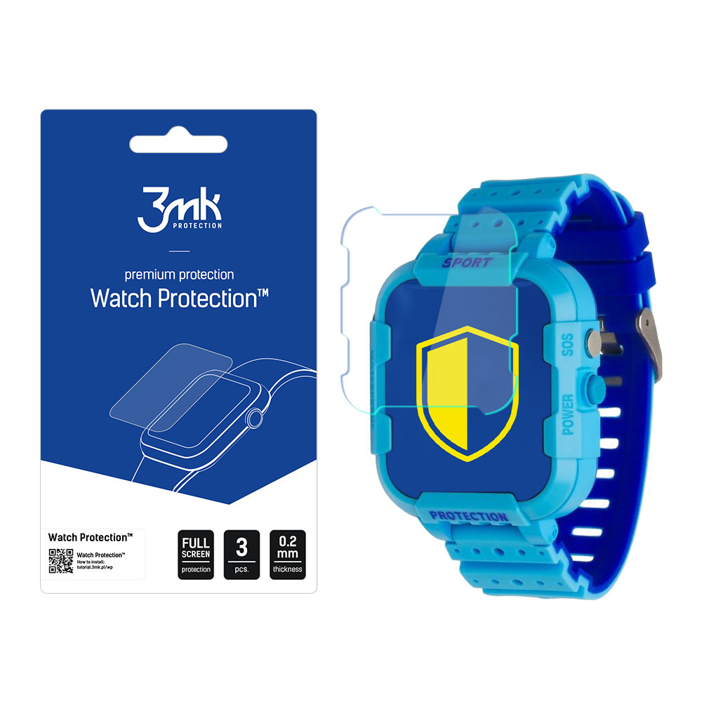 Garett Kids Star 4G RT – 3mk Watch Protection FlexibleGlass nutikella ekraanikaitse