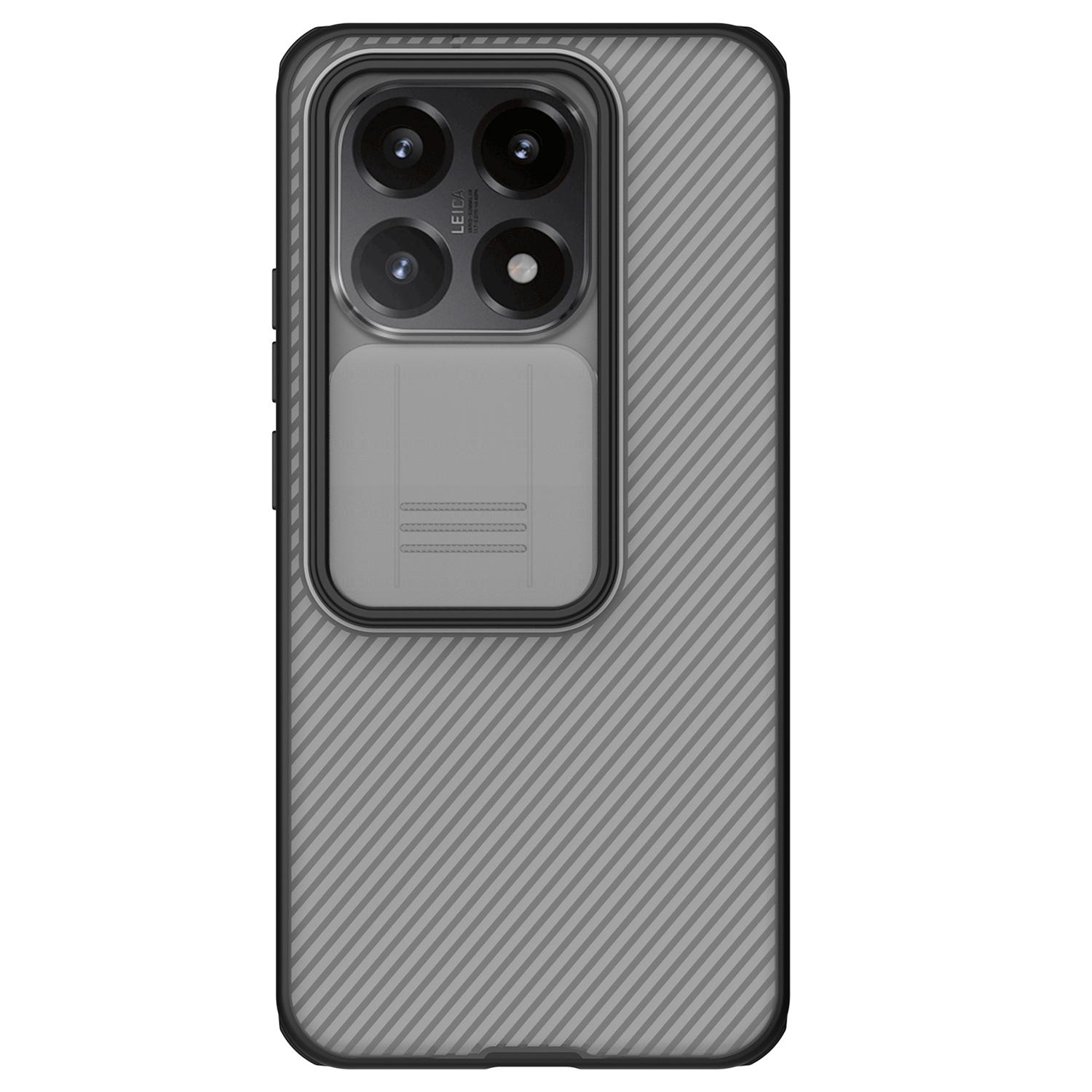 Nillkin CamShield Pro ümbris Xiaomi 15T mudelile, läbipaistev must