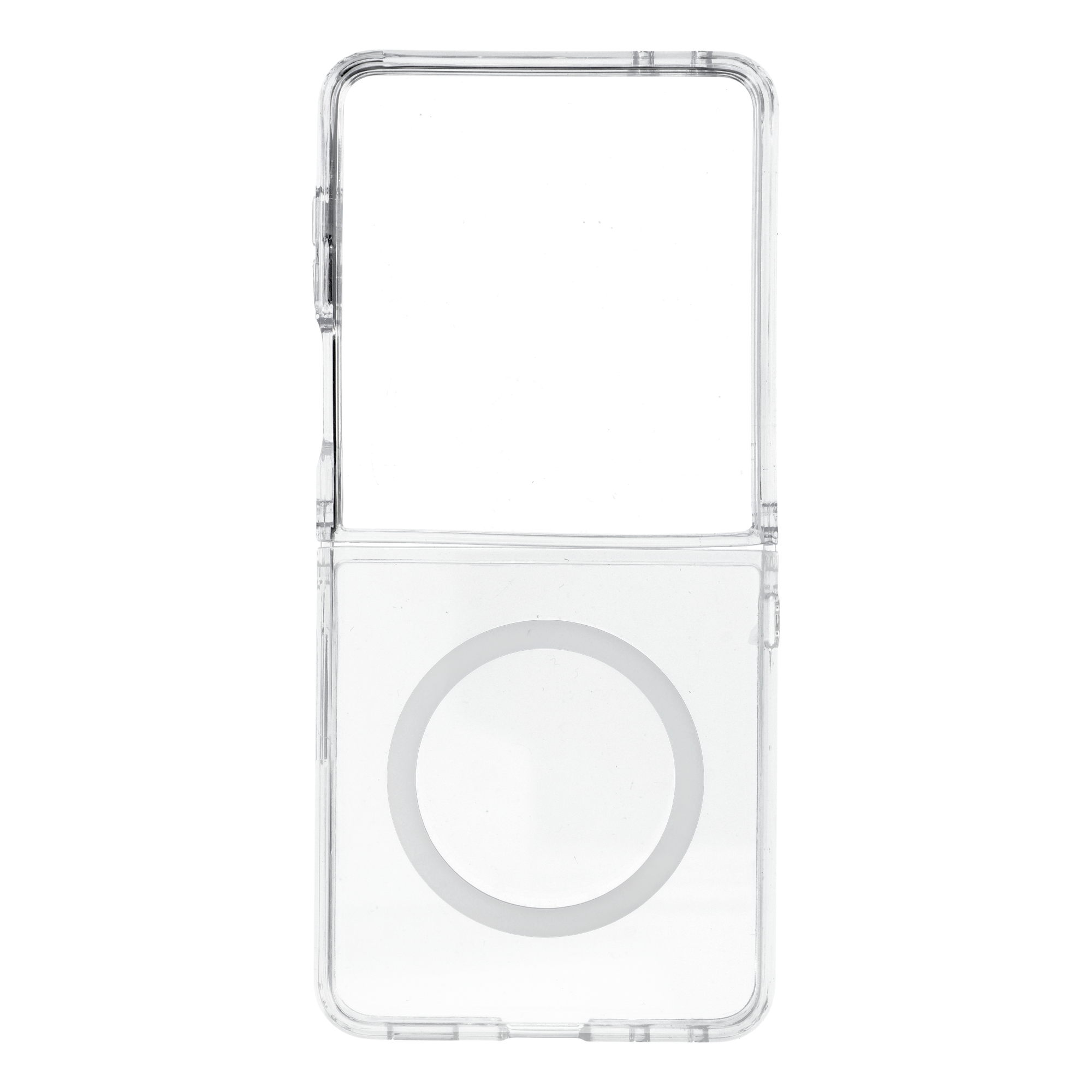 Läbipaistev MagSafe-toega 4sF-S Clear ümbris Samsung Galaxy Z Flip8 mudelile