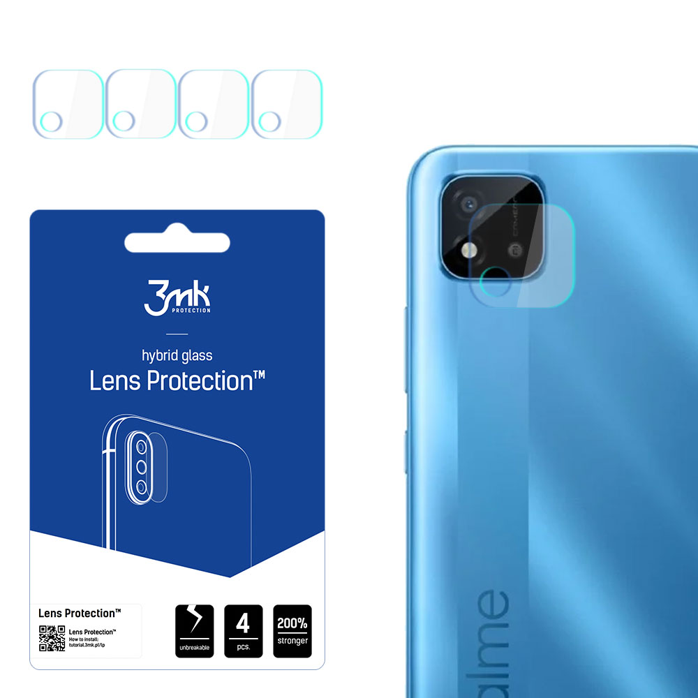 hübriidklaas MK FLEXIBLE GLASS LENS PROTECT REALME C11 2021 kaamerale 4 tk..