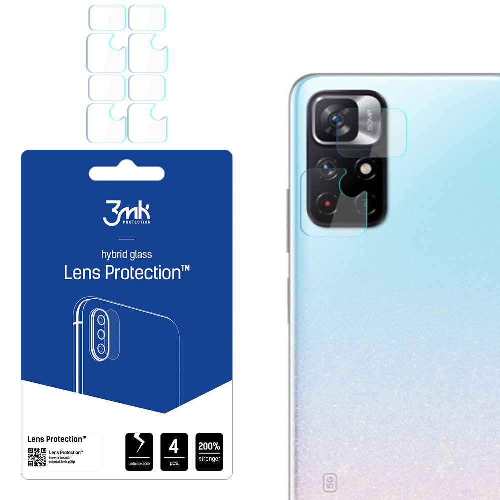 Xiaomi Redmi Note 11 5G – 3mk Lens Protection kaamera objektiivi kaitse